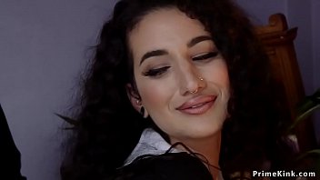 Curly Haired Arabelle Masturbating