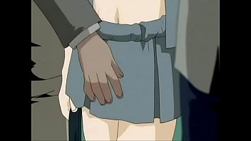 Sensual Anime Babe Gets Masturbated In Train