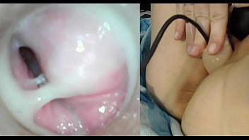 Gyno Toy Inside Of Her Pleasing Vagina