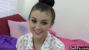 Cute Teen Amateur Does Her First Porn Ever