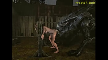 Alien Porn caliente Fuck