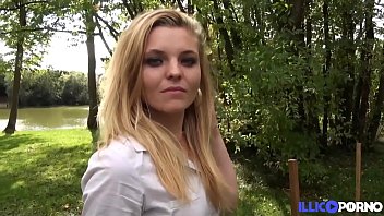 Gangbang Hot Blonde Katalin Outdoor