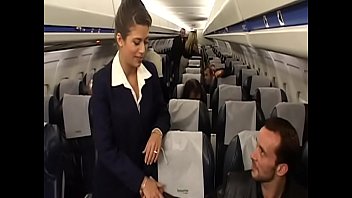 Stewardess Handjob