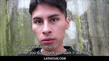 Latin Gay Cums While He Got Ass Barebacked