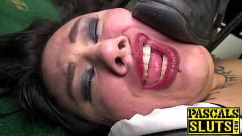 Tattooed Turquoise Masturbating Her Arse