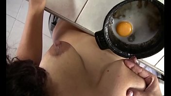 Beautiful Romanian, Nipple Play With Toothbrush And Milk
