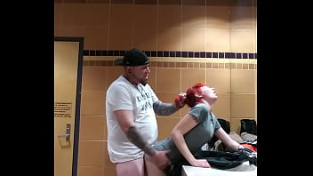 3D Couple Fucks Redhead