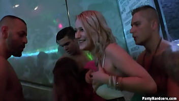Blonde Amateur Babe Talked Into Paid Sex In A Bar