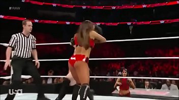 Nikki Bella Vs Paige. Raw 3 2 15.