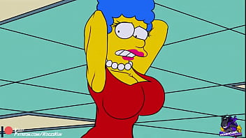 Marge Simpson Footjob