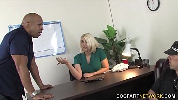 Blonde Mandy Sweet Gets Fucked By A Big Black Cock