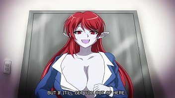 Horny Anime Vampire Sucking And Riding A Cock
