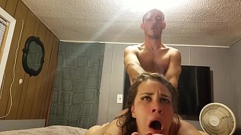 Horny Girlfriend Fucked Hard On The Bed
