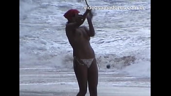 Girls Topless At Beach