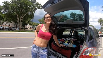 Businesswoman In Red Makes A Mechanic Fix Her Used Pussy