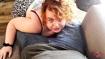 Horny Redhead Rides A Fat Cock On Camera