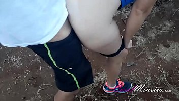 Blondee Butt Fucked Outdoor