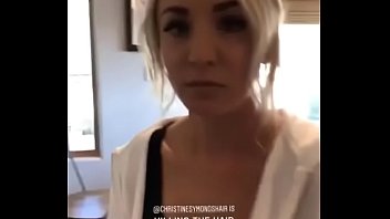 Kaley Cuoco Topless Video