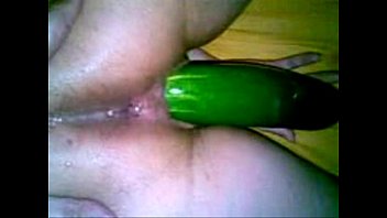 Awesome Girl Janelle Girl Doing A Huge Pickle Insertion Inside Pussy And Masturbating