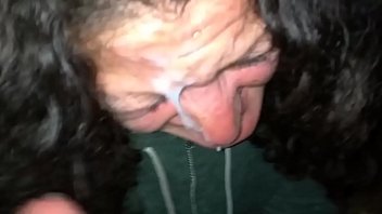 Brunette Crack Whore Gives Boring Looking Blowjob