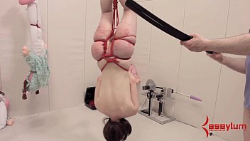 Two Anal Sluts Fucked By Machine Upside Down