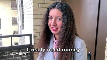 Cute Amateur Dresses Up For First Fuck On Camera After Being Shown Money