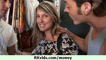 Amateur Girls Flashing Tits At Money Talks Stunt