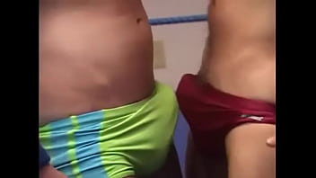 Asian Swimmer Rubbing Bulge Gay Porn