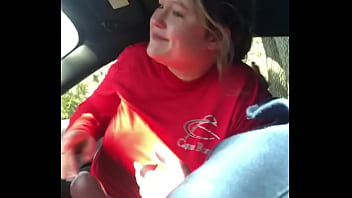 Dirty Brunette Crack Whore Sucking Dick In A Car