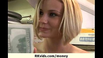 Cute Blondie European Gambler Laura Slammed For Some Money