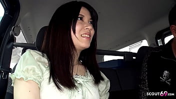 Shy Teen Seduced In Car