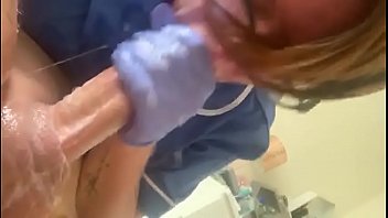 Hot Teen Nurse Deepthroats Her Patients Cock