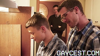 Daddy Fuck Boy In The Kitchen Gay Porn