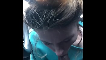 Amateur Blowjob In Car Cum In Mouth On Face