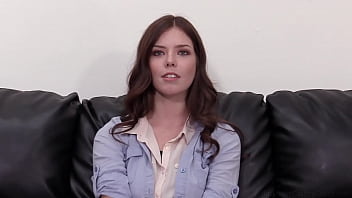 Casting Couch - Serenity - Teen Milf Brunette Facial Rimjob Toy