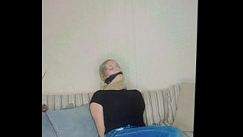 Bound And Gagged In Pantyhose