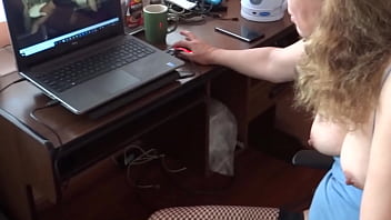 Mature Wife Watching Porn