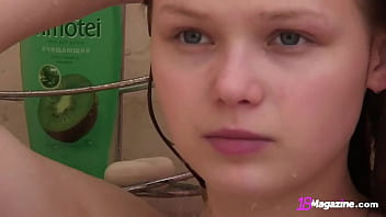 Cute Blond Girlfriend Caught Masturbating In The Shower