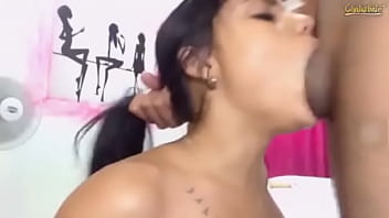 Hot Latina Sucking