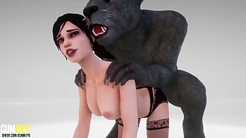 3D Hentai Cutie With Bigboobs Gets Handjob And Hard Fucked By Monster