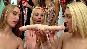 College Amateur Girls Eating Pussy Together At Hazing Party