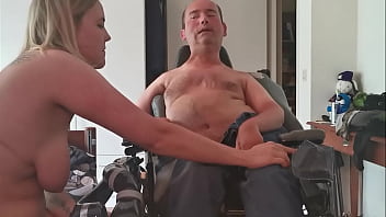Paraplegic woman