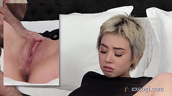 Young Flattie Gets Such Jumbo Cock In Her Pussy For A First Time