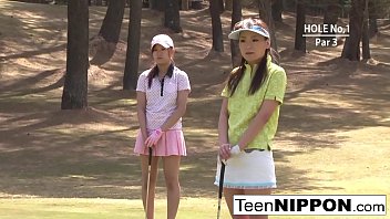 Teen Golfer Gets Her Pink Pounded On The Green - Nipponteen