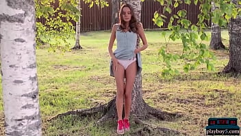 Russian Milf Katya Clover Is An All Natural Beauty Getting Naked Outdoor