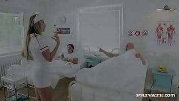 Blonde Nurse Sucks And Fucks One Of Her Patients