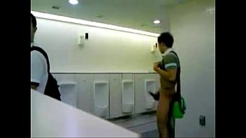 Barrett Long In Toilet Gay Porn Scene