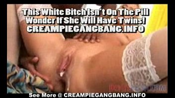 White Slut Gets Gangbanged By Black Guys