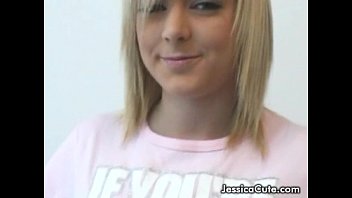 Cutie Blonde Teen Jessica Rox Pee On Couch