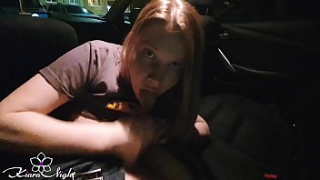 Blonde Paid To Suck In Car